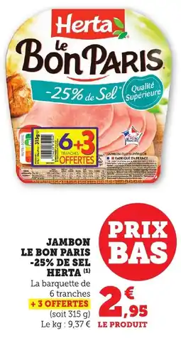 Bi1 Le bon paris offre