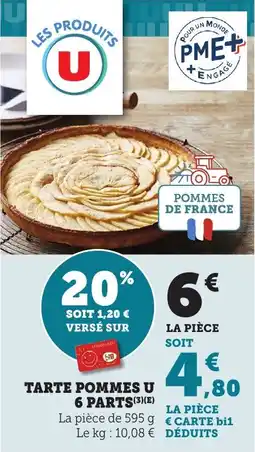 Bi1 Tarte pommes u 6 parts offre