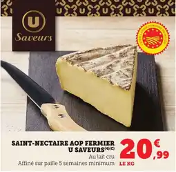 Bi1 Saint-nectaire aop fermier u saveurs offre