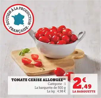 Bi1 Tomate cerise allongee offre