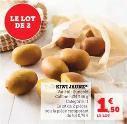 Bi1 Kiwi jaune offre