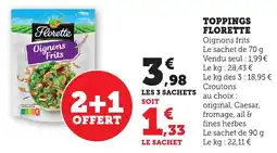 Bi1 Toppings florette offre