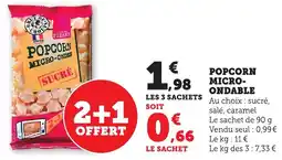 Bi1 Popcorn micro-ondable offre