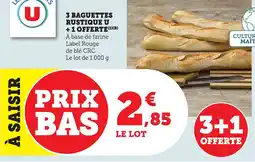 Bi1 3 baguettes rustique u offre