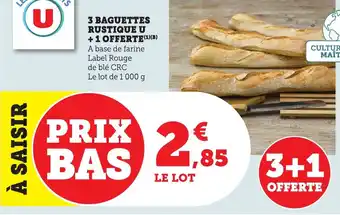 Bi1 3 baguettes rustique u offre