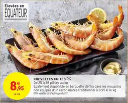 Intermarché Crevettes cuites offre