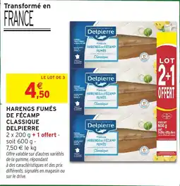 Intermarché Harengs fumés de fécamp classique delpierre offre
