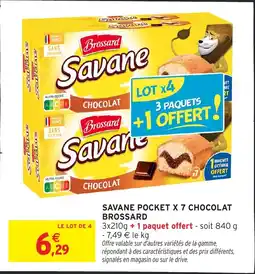 Intermarché Savane pocket x 7 chocolat brossard offre