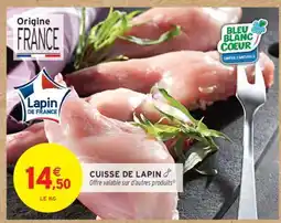 Intermarché Cuisse de lapin offre