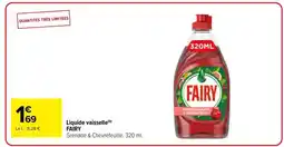 Carrefour Liquide vaisselle FAIRY offre
