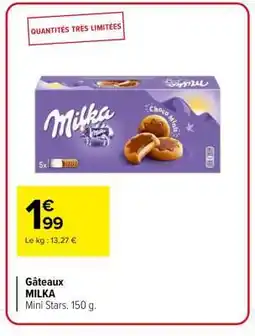 Carrefour Gateaux Milka offre