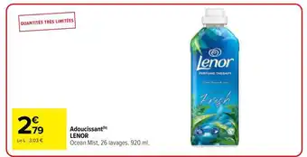 Carrefour Adoucissant LENOR offre