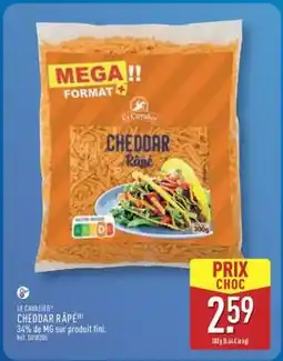 ALDI Cheddar Râpé offre