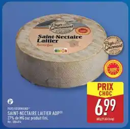 ALDI Saint Nectaire Laitier Aop offre