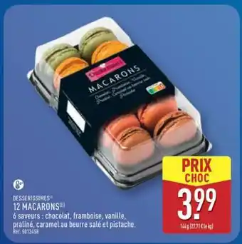 ALDI DESSERISSIMES 12 MACARONS offre