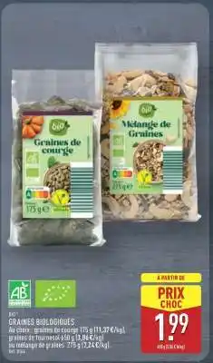 ALDI GRAINES BIOLOGIQUES offre