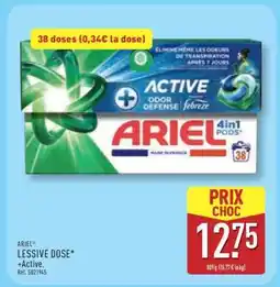 ALDI ARIEL LESSIVE DOSE +Active offre