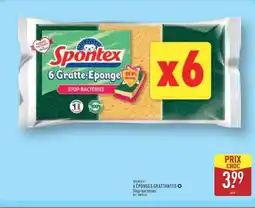 ALDI Spontex 6 Gratte-Éponge offre