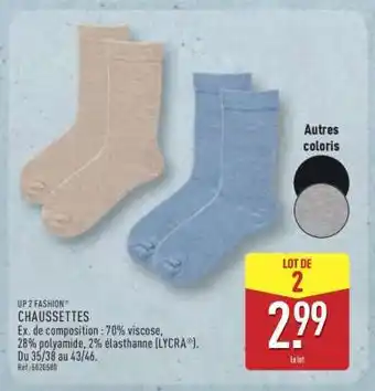 ALDI Chaussettes offre
