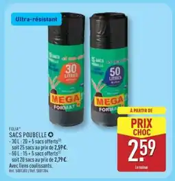 ALDI SACS POUBELLE offre