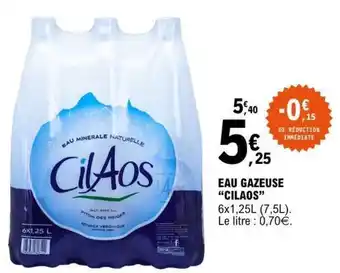 E.Leclerc Eau gazeuse 'Cilaos' offre
