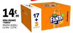 E.Leclerc Soda Orange Fanta offre
