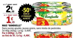 E.Leclerc Maïs 'Bonduelle' offre