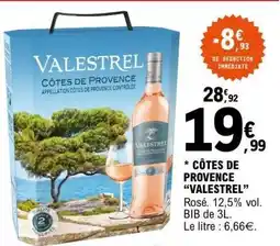 E.Leclerc Côtes-de-Provence Valestrel offre