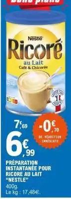 E.Leclerc Ricoré au Lait offre