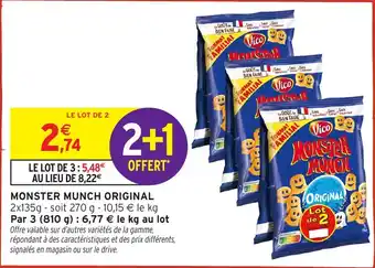 Intermarché Monster munch original offre