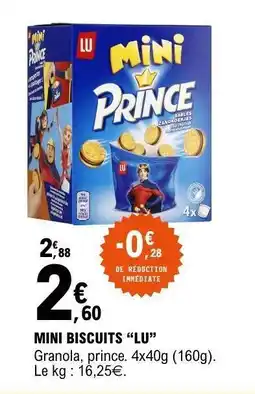 E.Leclerc MINI BISCUITS “LU” offre