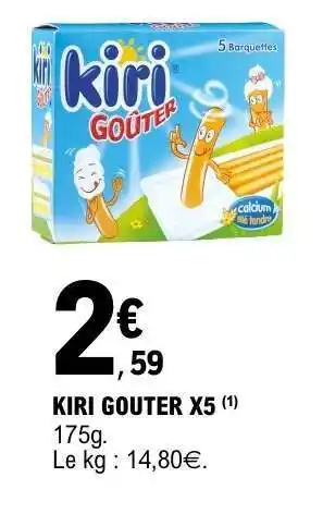 E.Leclerc KIRI GOUTER X5 offre