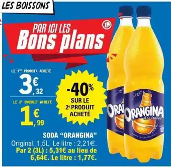 E.Leclerc Soda 'Orangina' offre