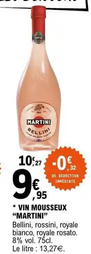E.Leclerc VIN MOUSSEUX “MARTINI” offre