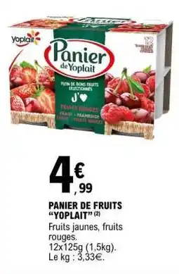 E.Leclerc Panier De Fruits Yoplait offre