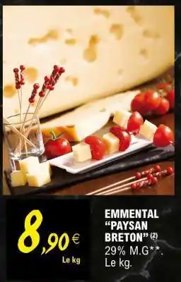 E.Leclerc EMMENTAL PAYSAN BRETON offre