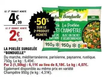 E.Leclerc La Poêlée Surgelée 'Bonduelle' offre