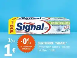 E.Leclerc Dentifrice Signal offre