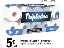 E.Leclerc PAPIER TOILETTE “TRIPLEDOO” offre