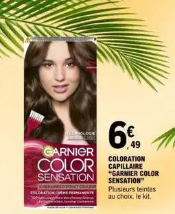 E.Leclerc COLORATION CAPILLAIRE “GARNIER COLOR SENSATION” offre