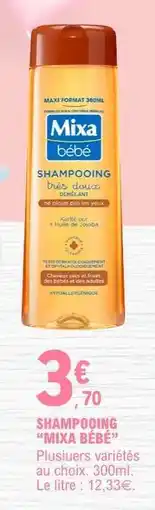 E.Leclerc Shampooing Mixa Bébé offre