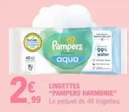 E.Leclerc LINGETTES “PAMPERS HARMONIE” offre