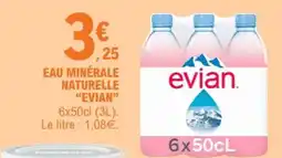 E.Leclerc Eau Minérale Naturelle Évian offre