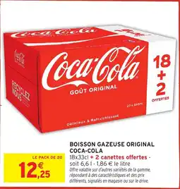 Intermarché Boisson gazeuse original coca cola offre