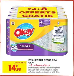 Intermarché Essuie-tout décor x24 okay offre