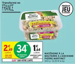 Intermarché Macédoine à la moutarde à l'ancienne pierre martinet offre
