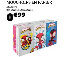 Gifi Marvel Spidey Amazing Friends Mouchoirs en papier offre