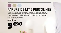 Gifi Parure de lit 2 personnes offre