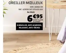 Gifi Oreiller moelleux offre