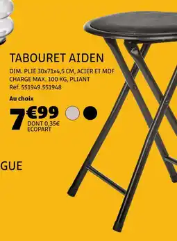 Gifi Tabouret Aiden offre
